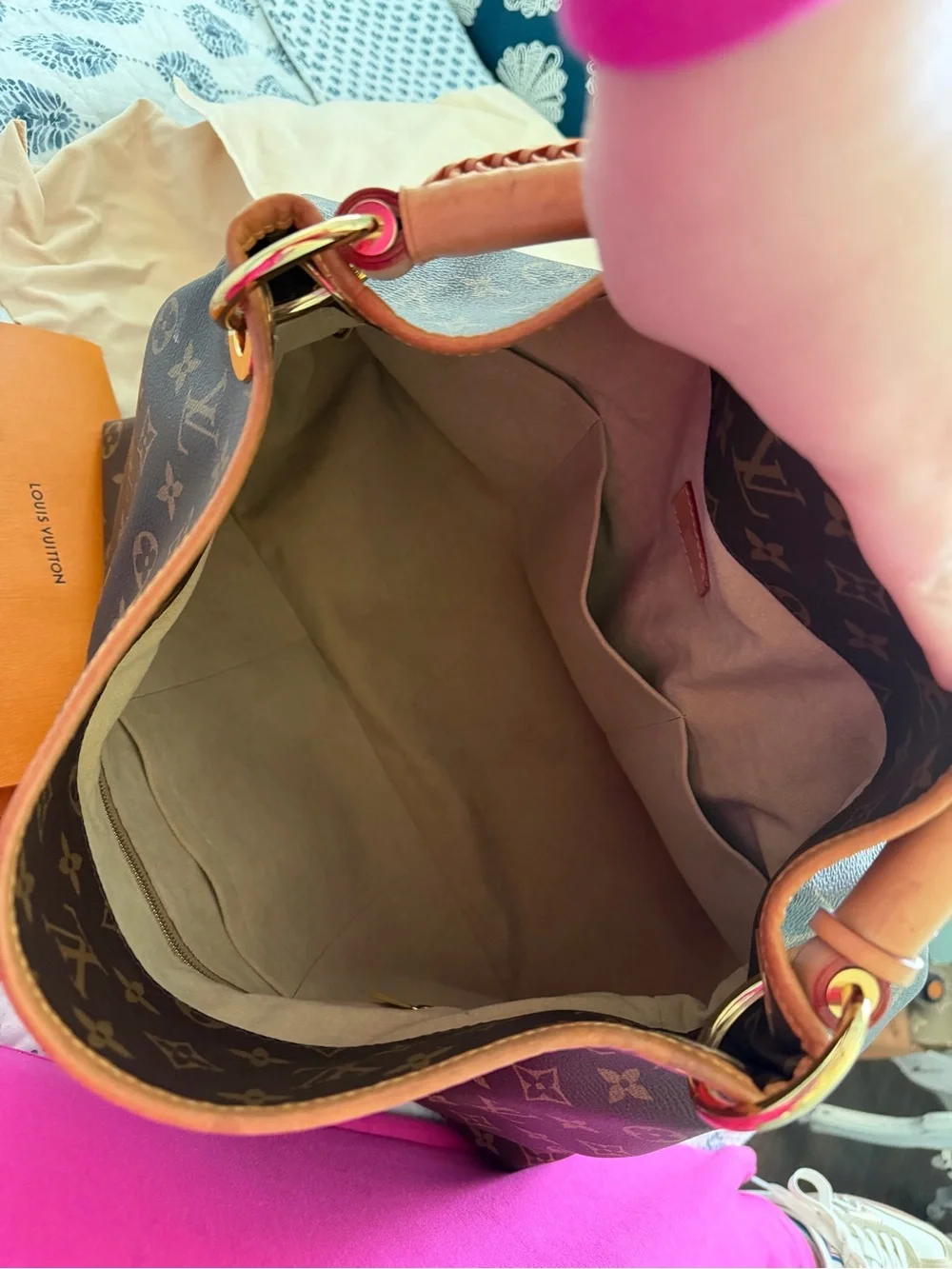 Louis Vuitton Brown Monogram Canvas Handbag ARTSY